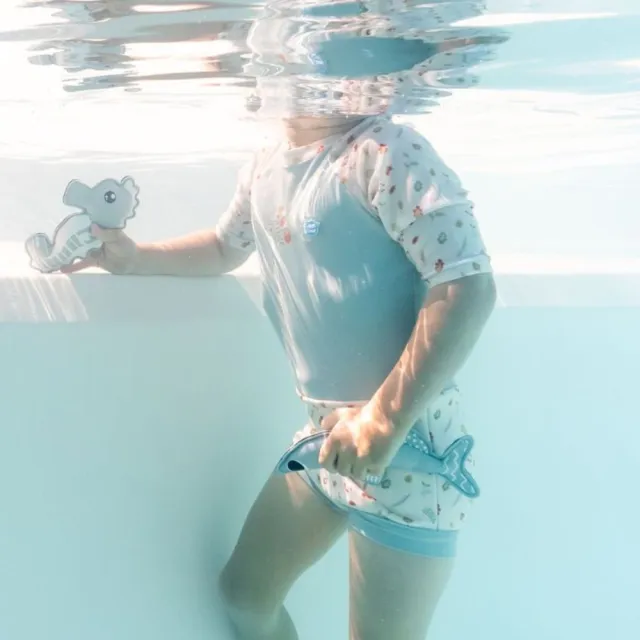 【Splash About 潑寶】嬰兒 尿布褲 連身 防曬 抗UV-森林小橡果(嬰兒泳褲)