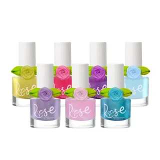 【Snails 小蝸牛】希臘 小薔薇水性可撕式兒童指甲油 7ml 7色(兒童節禮物/水性指甲油/指甲彩繪/兒童禮物)