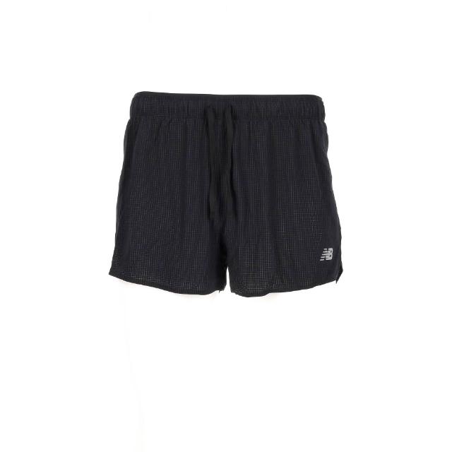 【NEW BALANCE】NB 男款 黑色 網布 三吋 內裡 機能 短褲 MS51283BK