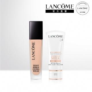 【蘭蔻】官方直營 超輕盈零粉感底妝組(LANCOME/零粉感/粉底/超輕盈UV/雙入組/全新升級)