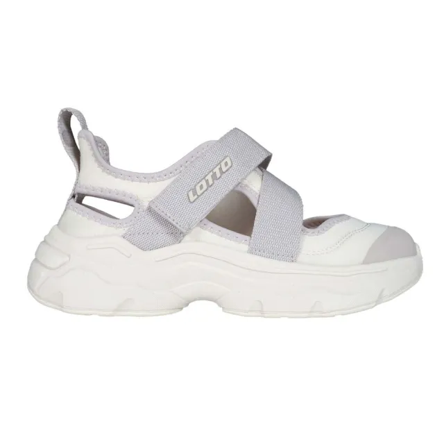 【LOTTO】女樂活瑪莉珍休閒護趾涼鞋-健走鞋 水陸鞋 涼鞋 魔鬼氈(LT5AWC9661)