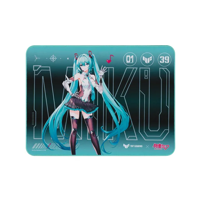 【ASUS 華碩】初音未來聯名套組★TUF Gaming K3 Gen II Hatsune Miku Edition 電競鍵盤(光學機械式RGB青軸)