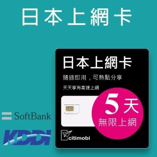 【citimobi】日本上網絡卡-5天吃到飽(日本網絡卡 日本網路 日本 網絡卡 網路 上網 sim卡)