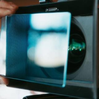 【PRISM LENS FX】方型藍色拉絲光暈 特效濾鏡 Blue Flare FX Filter(4x5.65)