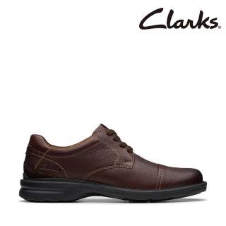 【Clarks】男鞋 Gessler Cap 輕鬆自如橫飾正裝休閒鞋(CLM79430C)