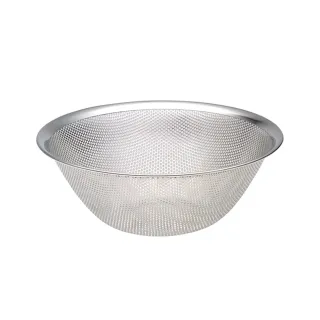 【IUSE】日本製 柳宗理 不鏽鋼漏盆23cm(304不鏽鋼．堅固明亮．一體成形)