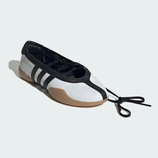 【adidas 愛迪達】Taekwondo Mei Ballet W 女 運動休閒鞋 芭蕾風 復古 白 黑(JR7030)