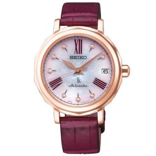 【SEIKO 精工】LUKIA 銀座25週年紀念 珍珠母貝機械腕錶/34.8mm(SPB140J1/6R35-00N0K)