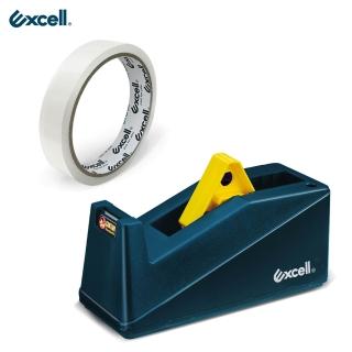 【Excell.tw】桌上型大膠臺 辦公膠帶臺+1捲36M膠帶(ET-191+3-36M-18mm-01)