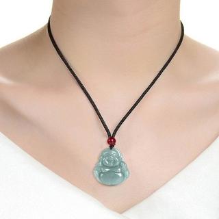 【LEEHER】觀音佛像/翡翠/項鍊/玉珮/男女同款/護身符/辟邪/招財納福/保平安/玉石項鍊/彌勒佛玉墜/小禮物