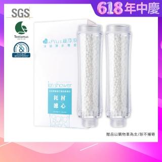 【極淨源】日本原裝蓮蓬頭除氯雙入濾芯(瞬間除氯100%)