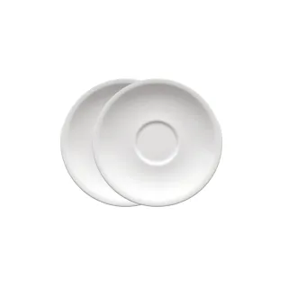 【IUSE】日本製 柳宗理 骨瓷咖啡杯底碟/二入(日本大師級實用工藝)