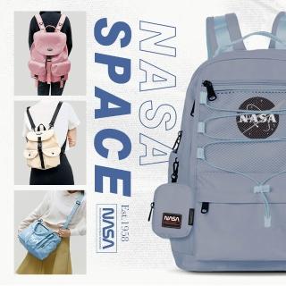【NASA SPACE授權】買一送一。買包送品牌潮流帽│美國太空旅人大容量旅行後揹包(多款)