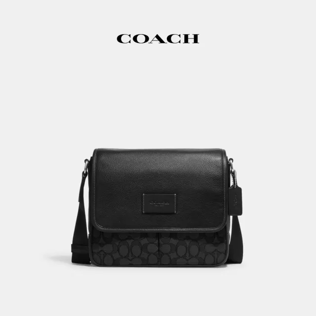 【COACH】蔻馳官方直營 SPRINT25經典Logo地圖包 騎行包 郵差包 斜背包