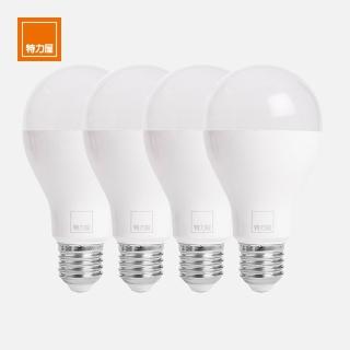 【特力屋】金採13W LED球泡燈 自然光 4入