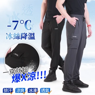 【YT shop】急凍極彈運動冰凍褲長短褲(SET)