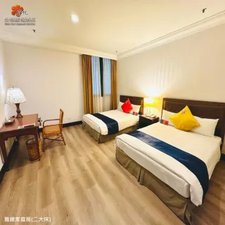 【台南安平維悅酒店】★買1晚送1晚-雙人含早(優惠期內-升等雅緻家庭房或河景雙人房)