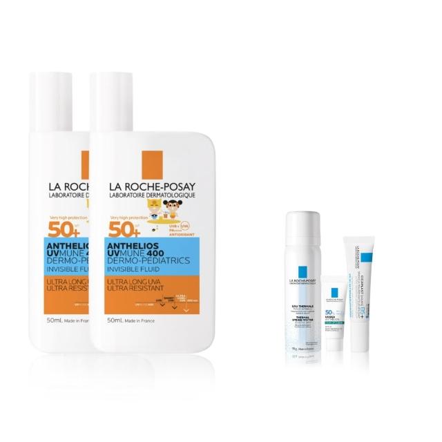 【理膚寶水】全新兒童用雙入組★安得利兒童夏卡防曬 50ml