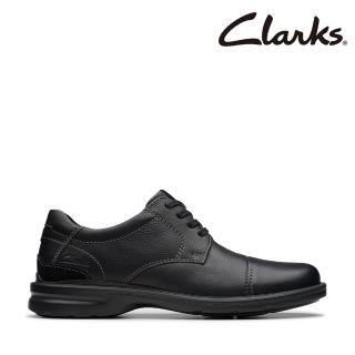 【Clarks】男鞋 Gessler Cap 輕鬆自如橫飾正裝休閒鞋 皮鞋(CLM79429C)