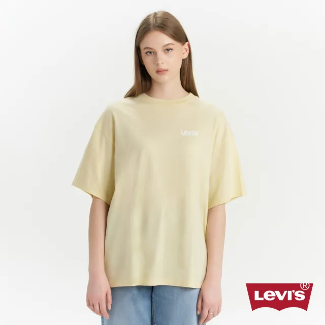 【LEVIS】女款 短袖Tee恤 / 前後圖案 上衣 熱賣單品 A4924-0041