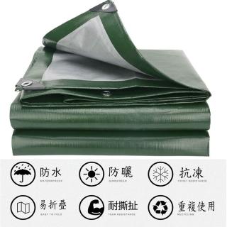 【poko】加厚銀膠遮陽防水棚布 2*4(帆布 雙面防水 遮雨篷布 防曬貨車油布)