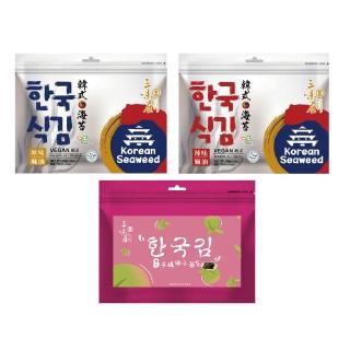 【三味屋】韓式 海苔 ☆味麻油 辣味麻油 手釀梅子 30g 40g 系列 X8包 /組