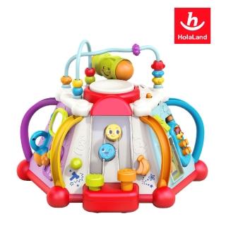 【HolaLand 歡樂島】拍拍鼓遊樂園(六面音樂盒/匯樂感統玩具)