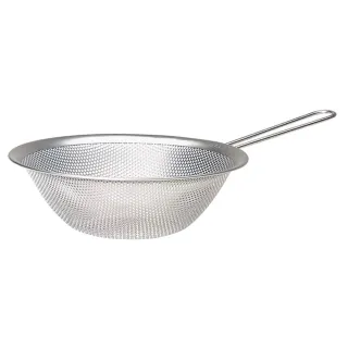 【IUSE】日本製 柳宗理 單柄漏杓23cm(304不鏽鋼．堅固明亮．一體成形)