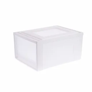 【特力屋】2入組  日本IRIS 21L抽屜箱 35X45X23.5cm(整理箱 收納箱)