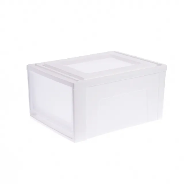 【特力屋】2入組  日本IRIS 21L抽屜箱 35X45X23.5cm(整理箱 收納箱)