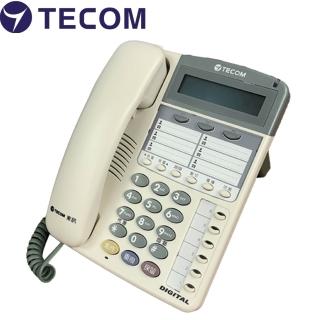 【TECOM 東訊】(第二代) 6鍵顯示型話機 SD-7706E+(東訊總機系統專用)