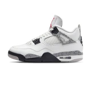 【NIKE 耐吉】Air Jordan 4 Retro 男鞋 白水泥色 復刻 AJ4 運動 喬丹 緩震 籃球鞋 FV5029-100