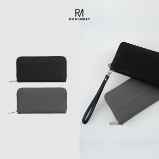 【ROBINMAY】羅恩真皮長夾(拉鍊封口/多色任選)
