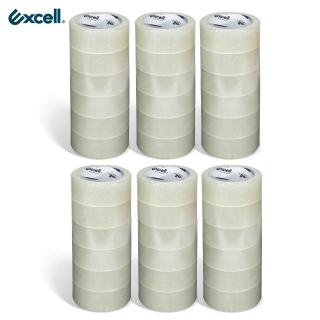 【Excell.tw】超厚超透明 封箱膠帶 50M 36入(3-50M-48mm-TW-36)