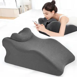 【CGW】趴睡枕 記憶減壓靠墊床上趴睡枕(附頭枕午睡枕 靠枕 腰靠 床頭靠枕)