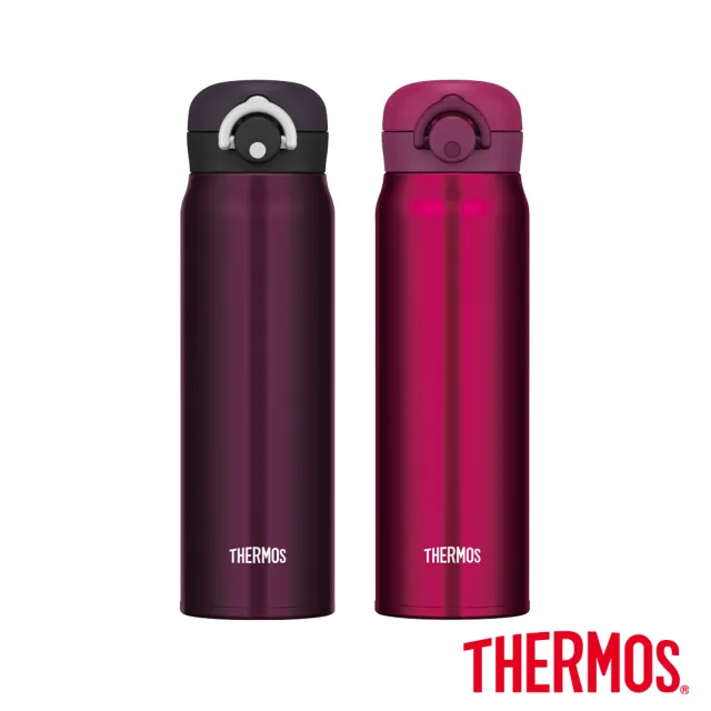 【THERMOS膳魔師】買1送1_不鏽鋼真空輕巧變保溫杯600ml(JNR-600)