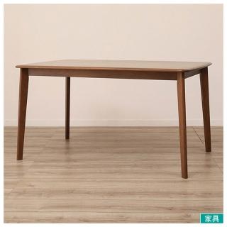 【NITORI 宜得利家居】◎實木餐桌 N COLLECTION T-01 135公分 中褐色 櫸木(餐桌 實木)