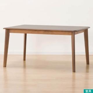 【NITORI 宜得利家居】◎實木餐桌 客廳餐廳兩用 N COLLECTION T-01 120公分 高60公分 中褐色