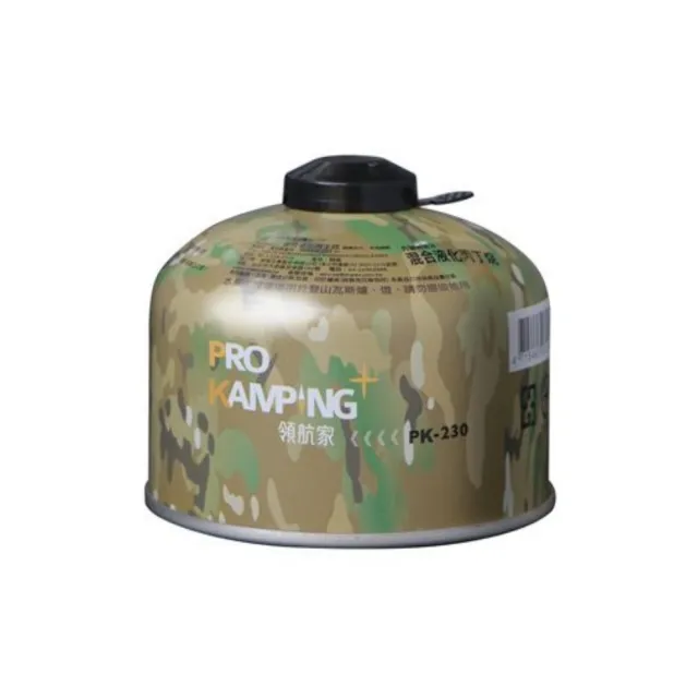 【Pro Kamping 領航家】高山瓦斯罐230g 單入組 PK-230(馬布谷戶外)