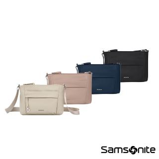 【Samsonite 新秀麗】MOVE 5.0 經典時尚輕量三層拉鍊/斜肩包/女包/側揹包/單肩包/小包(多色可選)