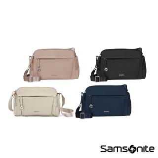 【Samsonite 新秀麗】MOVE 5.0 經典時尚輕量雙口袋記者包/斜揹包/斜肩包/女包/側揹包/單肩包(多色可選)
