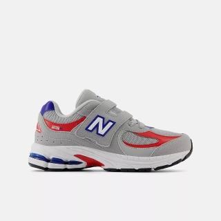 【NEW BALANCE】NB 2002系列 童鞋 休閒鞋 運動鞋 魔鬼氈 男童 女童 灰色(PV2002KG)