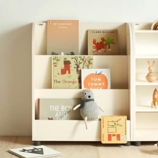 【iloom 怡倫家居】EDDI KIDS 三層兒童書櫃 momo獨家販售(書櫃 書架 兒童書架 置物書架)