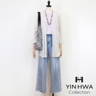 【YIN HWA 盈樺】C`EST MOIJEU 簡約飄逸後剪接設計長版單釦外套