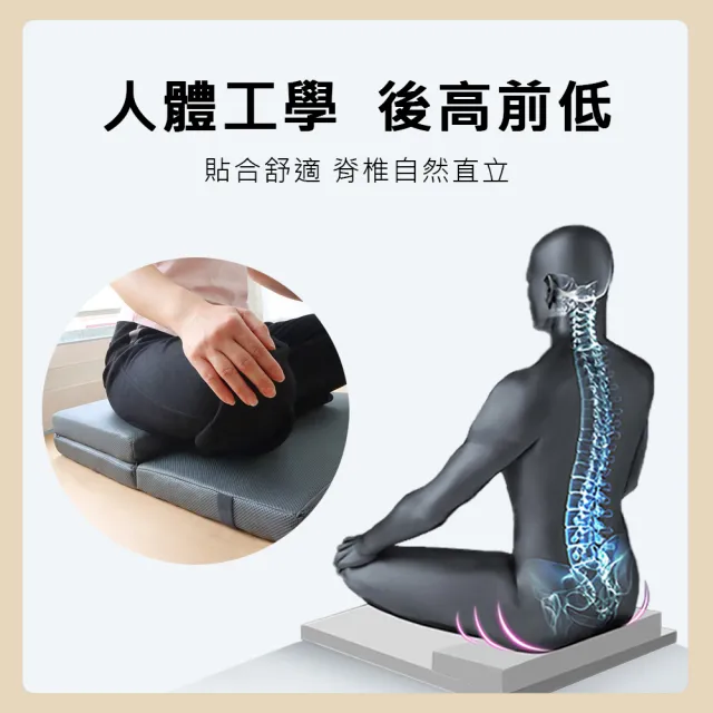 【舒福家居】可拆洗手提式冥想墊/禪修墊/坐墊(跪墊 打坐墊-1入)