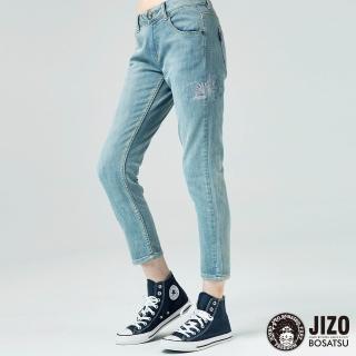 【BLUE WAY】女裝 金魚姬夏色彈性丹寧 男友褲-地藏小王