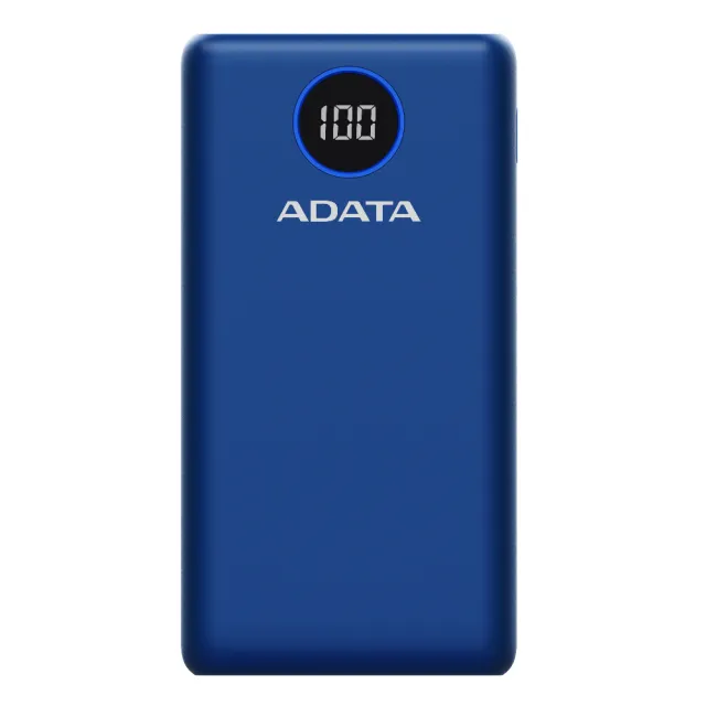 【ADATA 威剛】P20000QCD 數位顯示電量 3孔輸出 快充行動電源-20000mAh(74Wh/具Wh標示)