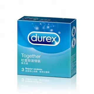 【Durex杜蕾斯】激情裝保險套3入/盒(情趣用品.保險套)