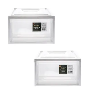 【特力屋】2入組 日本IRIS 8L抽屜箱 26.4X37X15.9cm(整理箱 收納箱)