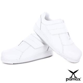 【PAMAX 帕瑪斯】超彈力機能防滑安全鞋、護士鞋、食品加工、寬楦鋼頭(PT08509FEH白 /男女)